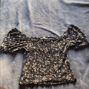floral blouse